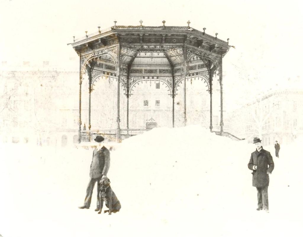 Zrinjevac, paviljon, prosinac 1898. godine